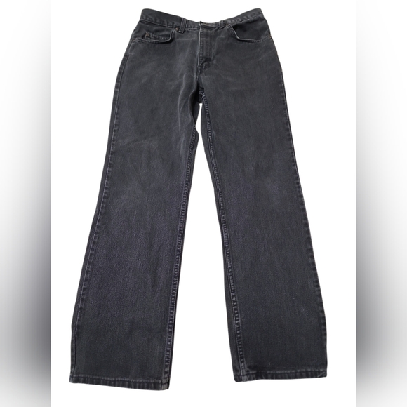 Levi's Other - Vintage 90's Orange Tab Levis Classic Straight Leg Black Jeans Sz 34/32